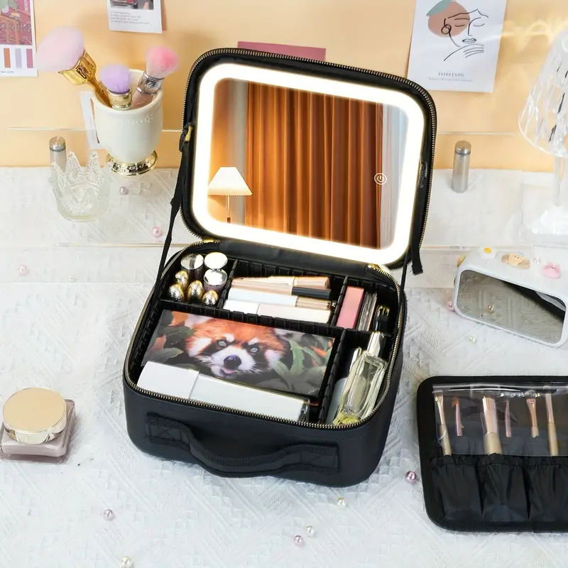 Premium Makeup Bag™ with LED Mirror