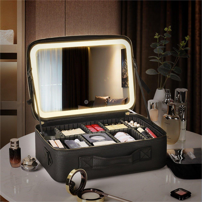 Premium Makeup Bag™ with LED Mirror